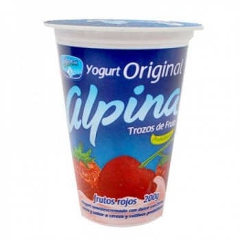 Yogurt Frutos Rojos Alpina...